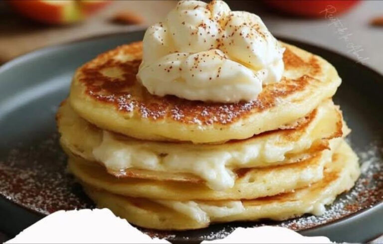 Tortitas de Manzana y Yogur en 10 Minutos