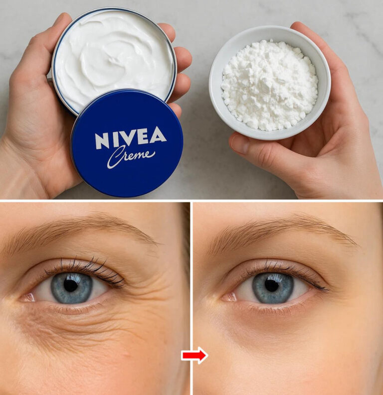  Maschera con crema Nivea e amido di mais per ringiovanire la pelle di 15 anni