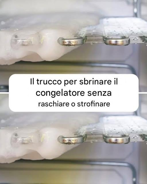 Come sbrinare il congelatore senza raschiare o strofinare