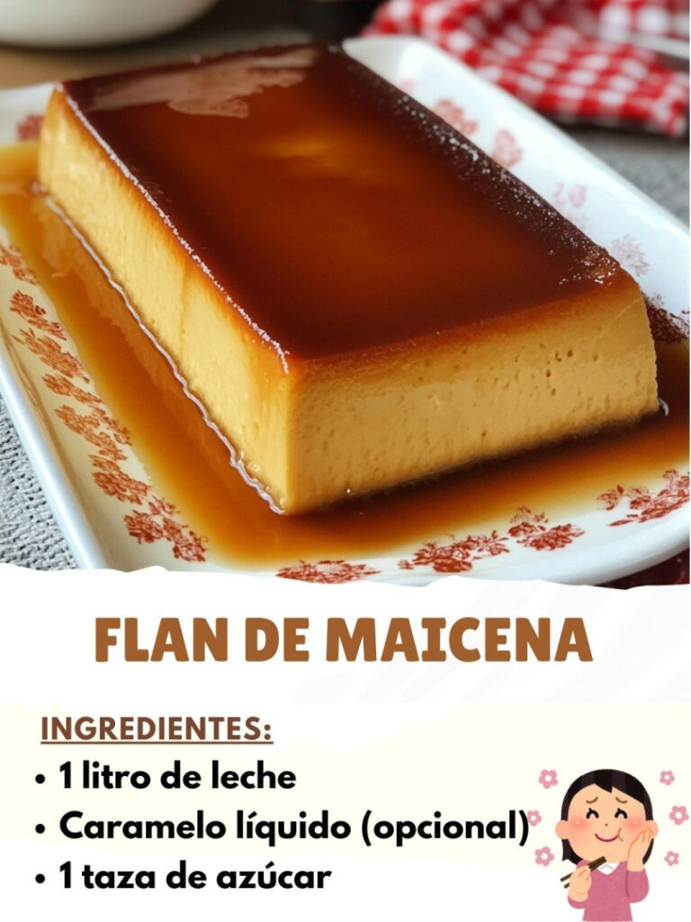 FLAN DE MAICENA: