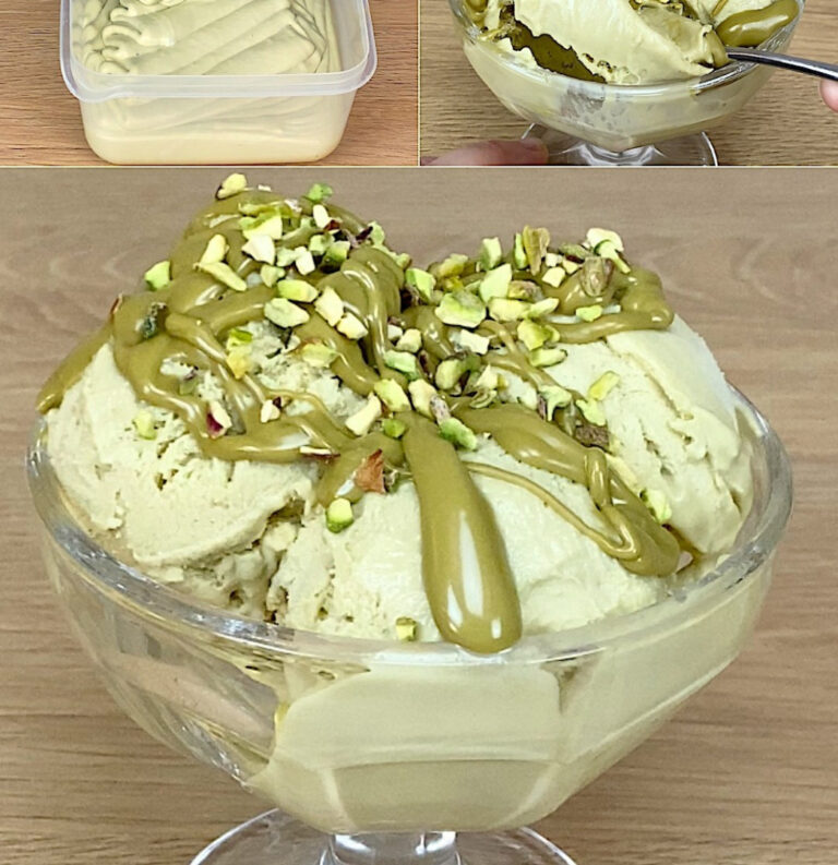 Gelato al Pistacchio Senza Gelatiera