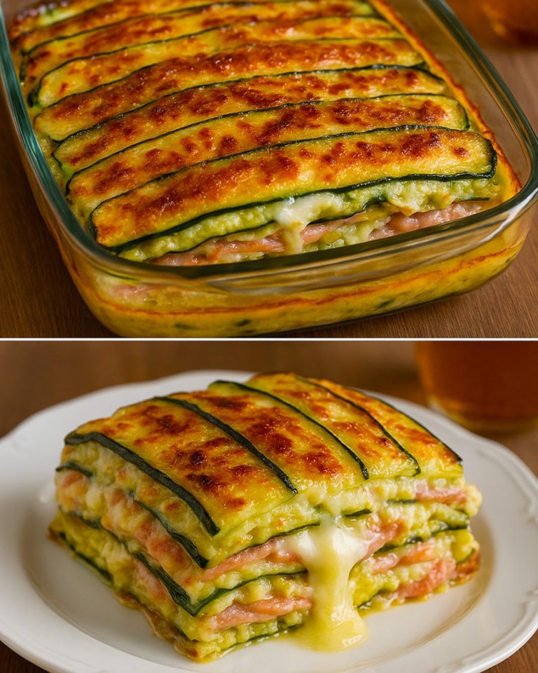 Parmigiana bianca di zucchine