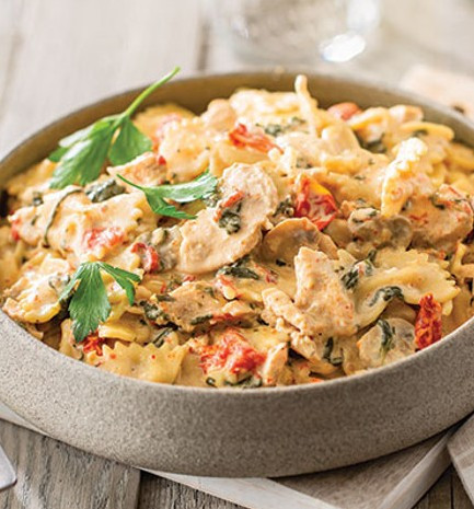 Pasta cremosa al pollo all’italiana