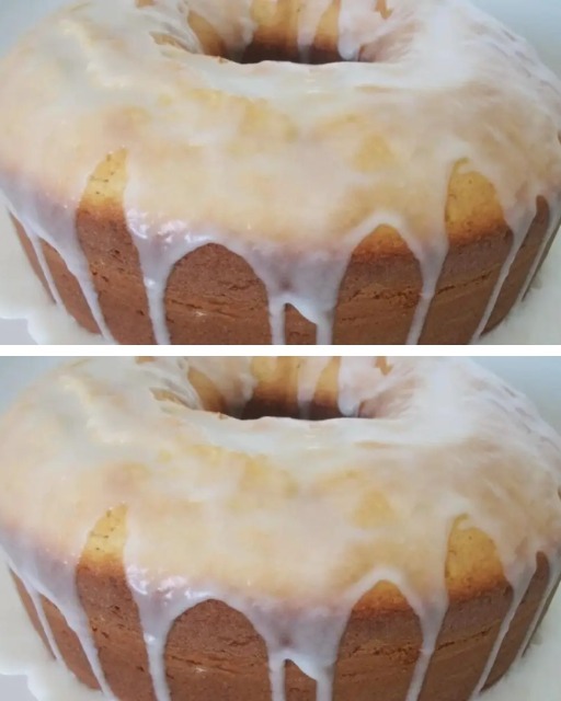 Soffice torta al limone con sciroppo da gustare con il caffè pomeridiano