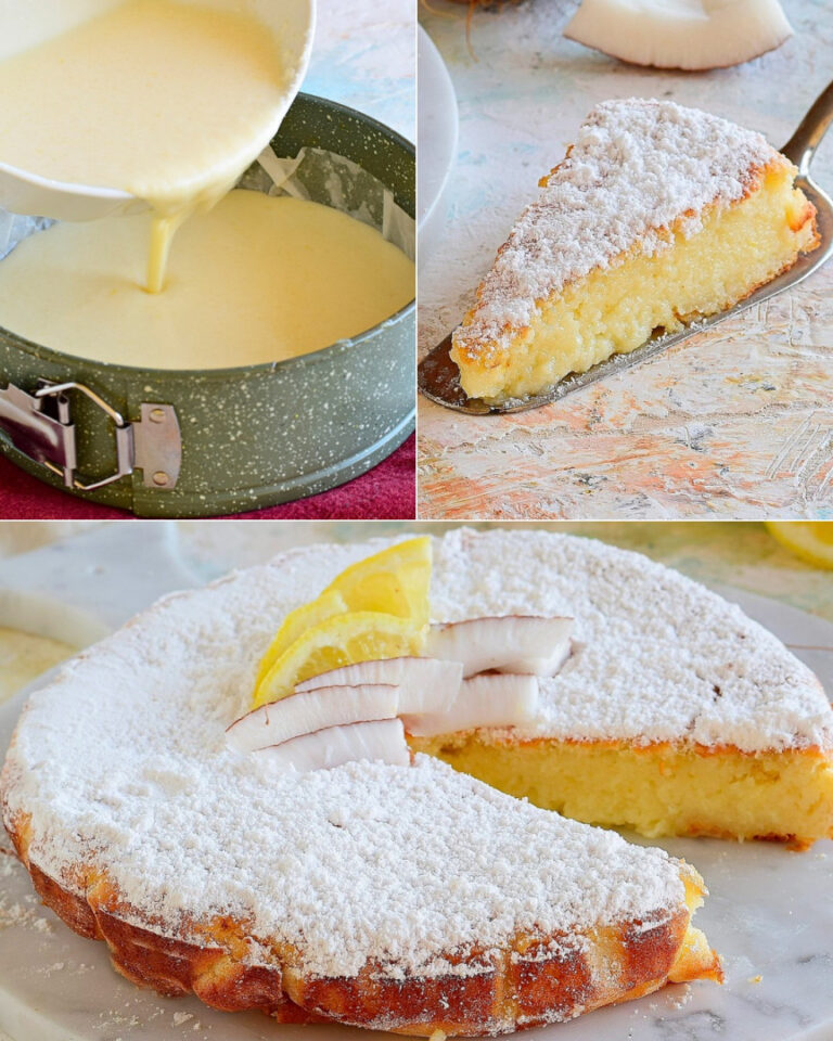 Torta Impossibile Cocco e Limone
