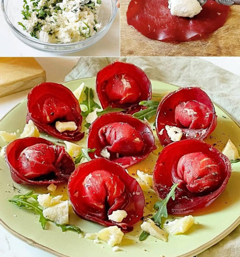 tortelloni di bresaola e ricotta,