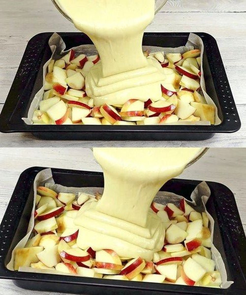 torta di mele in forno in 5 minuti.