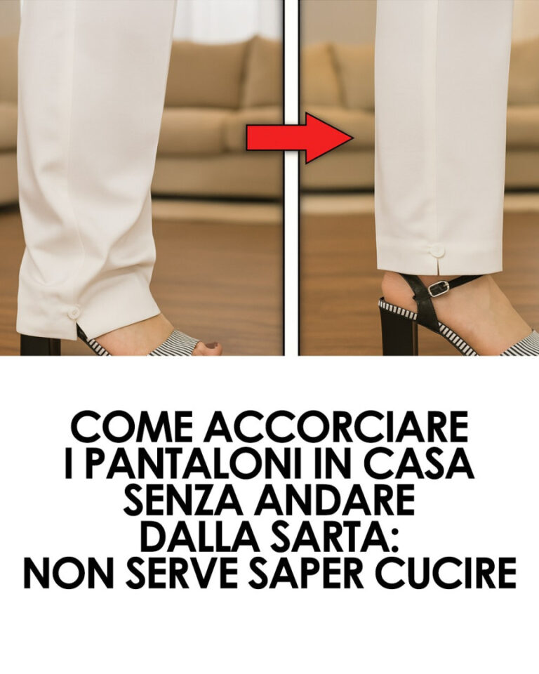 Come accorciare i pantaloni in casa (senza sarta)