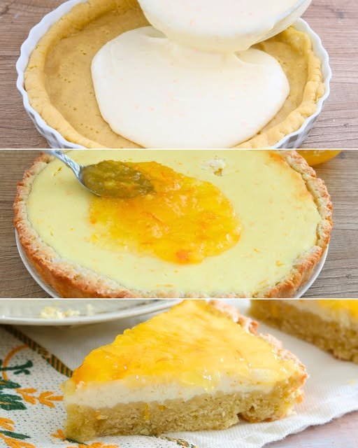 Crostata con crema di ricotta e arancia: la ricetta di un dolce goloso e profumato