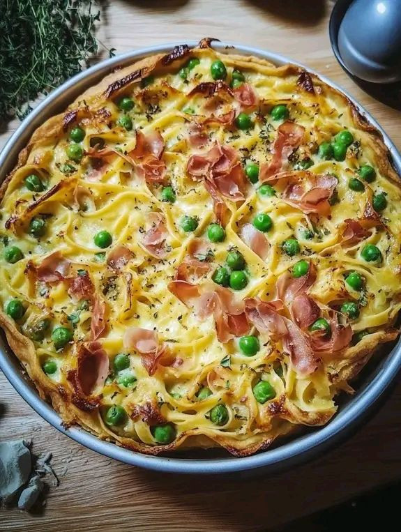 Crostata di Tagliatelle al Forno