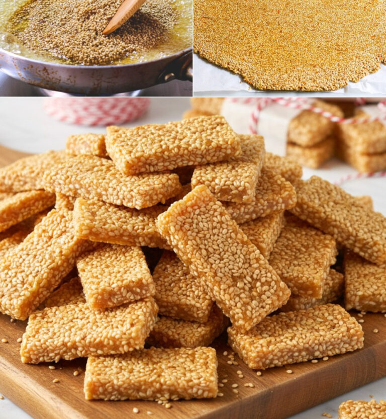 Croccante al sesamo: la ricetta delle barrette dolci e aromatiche