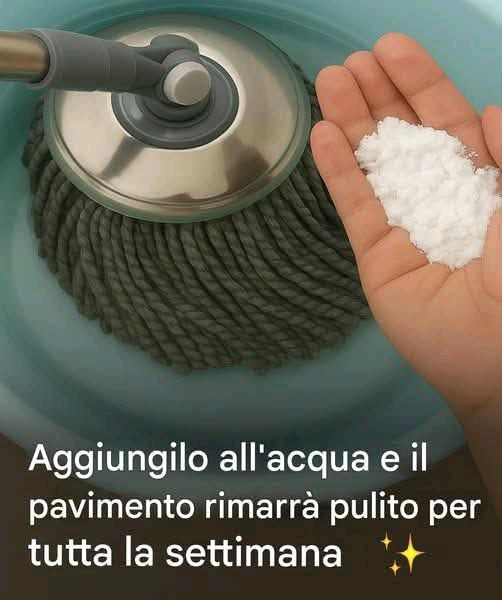 Metti questo ingrediente nel tuo secchio e il tuo pavimento