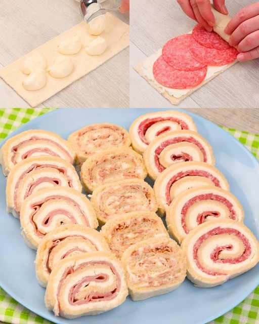 Girandole di pancarrè: per un antipasto fresco e gustoso!