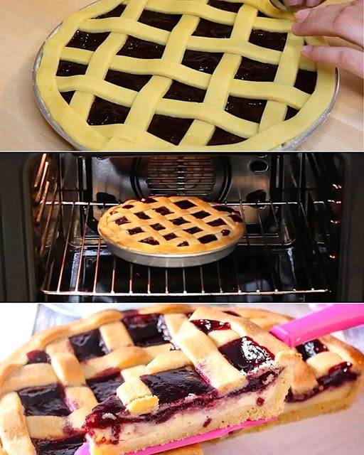 TORTA DI RICOTTA E FRUTTI DI BOSCO 