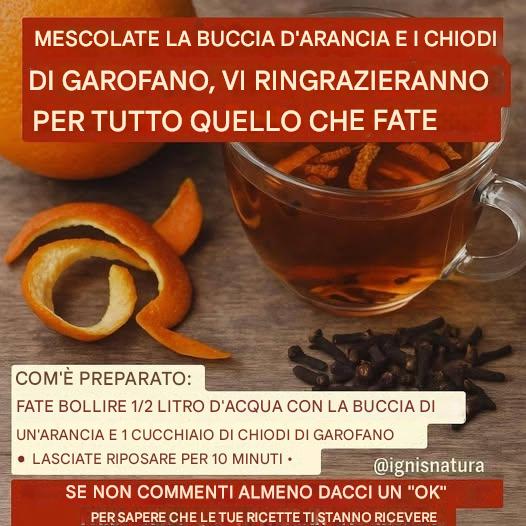 Scorza d'arancia e chiodi di garofano, un mix perfetto