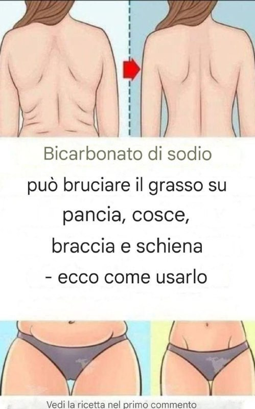 Ecco il modo migliore per usare il bicarbonato di sodio per perdere peso su braccia e addome