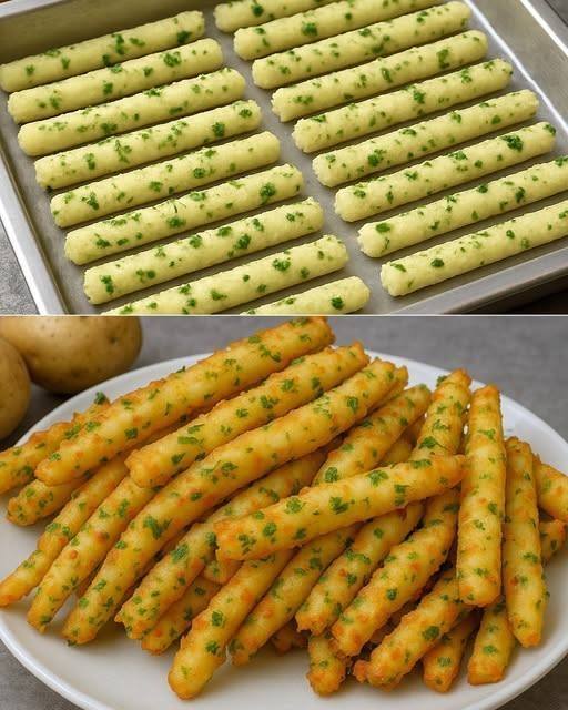 Bastoncini di patate croccanti e leggeri: La ricetta senza frittura che salva la giornata