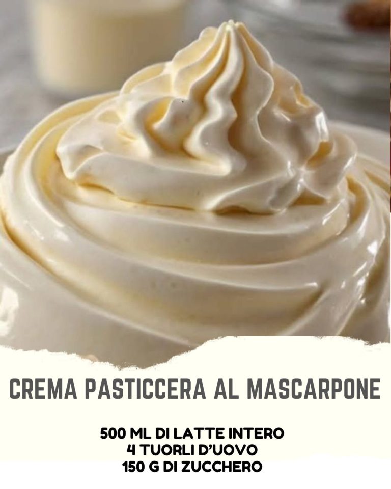 CREMA PASTICCERA AL MASCARPONE