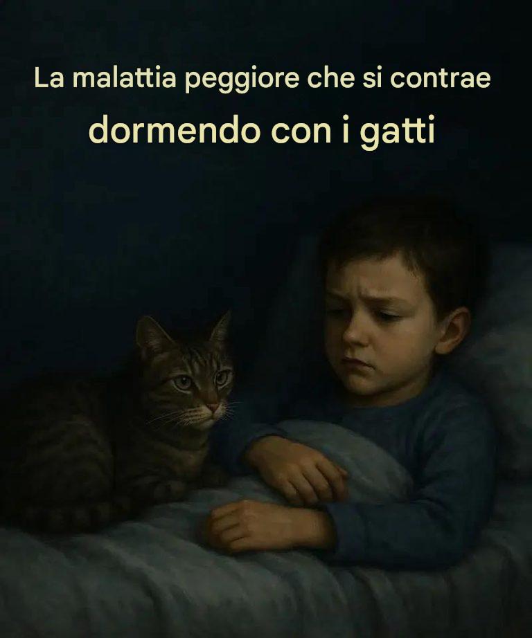 Dormi con il tuo gatto? Questa è la malattia peggiore che potresti contrarre senza saperlo.