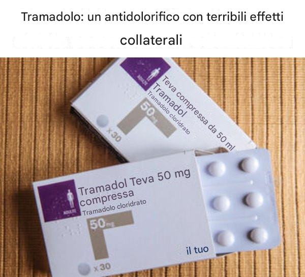 Tramadolo: un antidolorifico con effetti collaterali formidabili