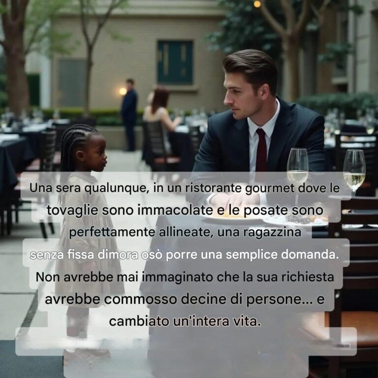 Posso mangiare con te? chiese la ragazza senzatetto a un milionario. La sua risposta fece piangere tutti…
