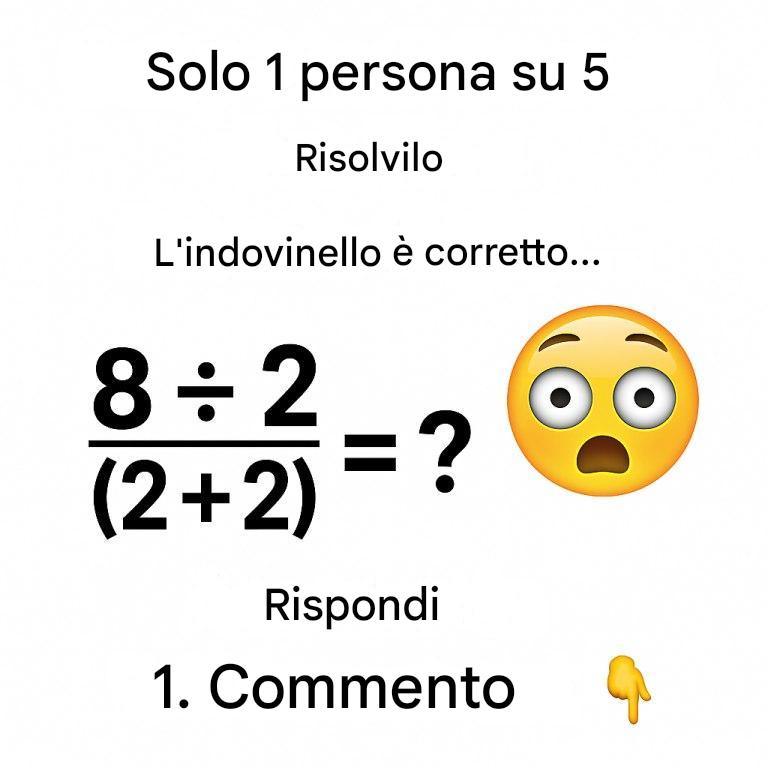 Il rompicapo matematico virale che sta confondendo milioni di persone