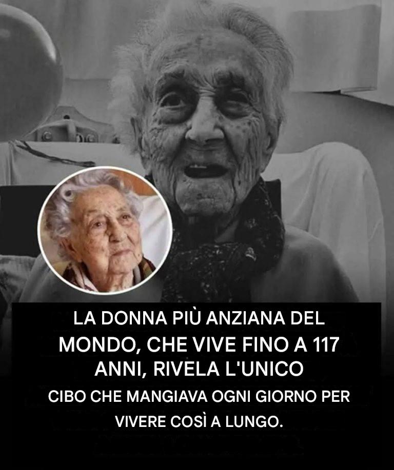 Il sorprendente segreto della donna più anziana del mondo: un menù che non cambia da 117 anni