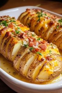 Patate hasselback