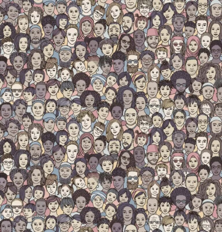 Riesci a individuare il gatto nascosto tra tutte queste persone?