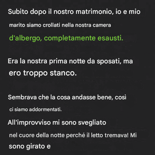 La notte del nostro matrimonio ero esausta ed esitante nell'iniziare i festeggiamenti come previsto.