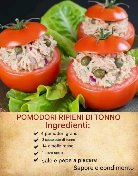 Pomodori ripieni di tonno
