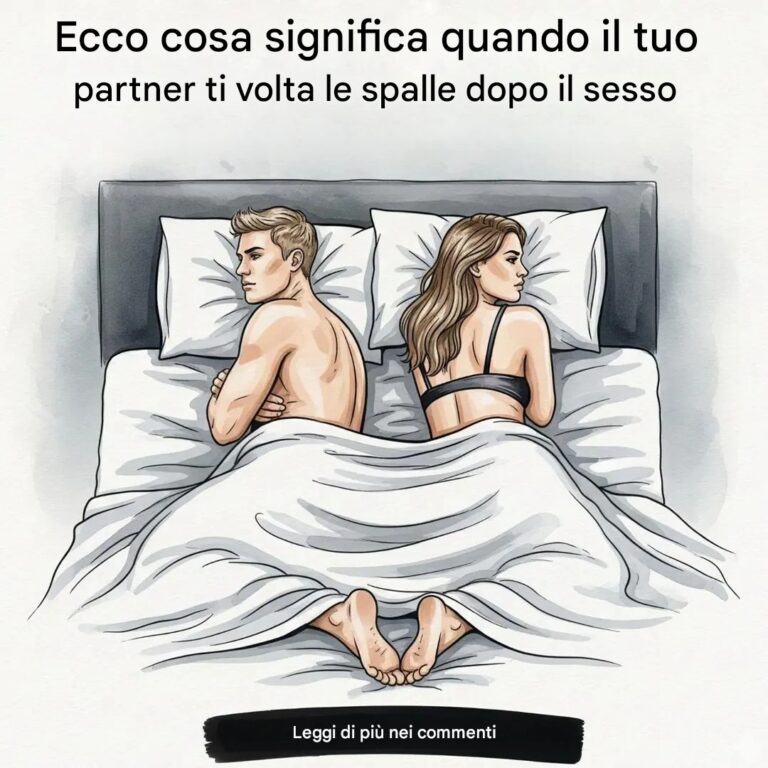 Cosa significa quando il tuo partner si allontana dopo l'intimità