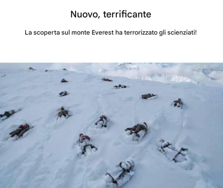 Una nuova terrificante scoperta sul monte Everest ha terrorizzato gli scienziati!