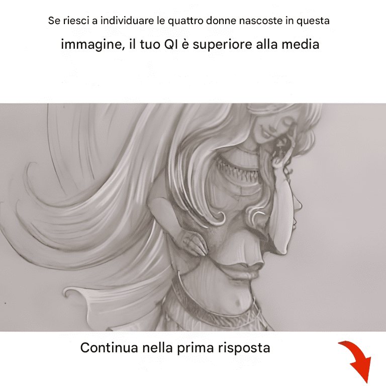 Se in questa foto trovi quattro donne nascoste, il tuo QI è superiore alla media.