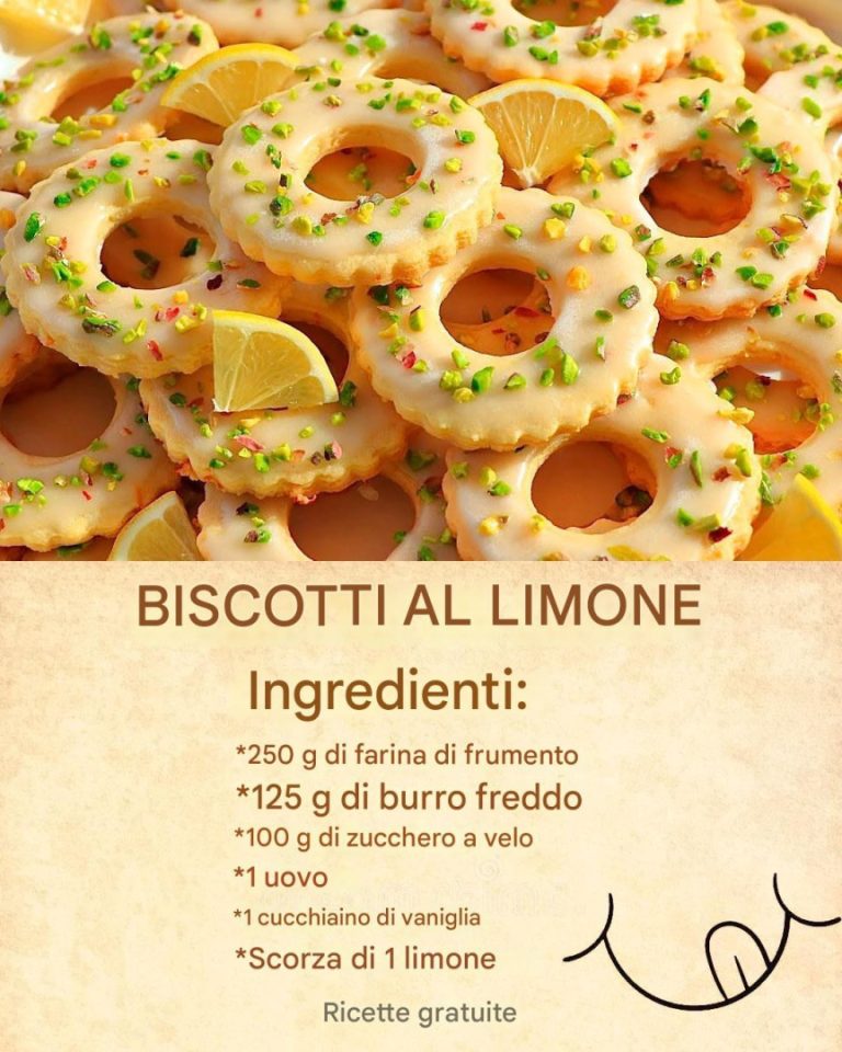 BISCOTTI GLASSATI AL LIMONE E PISTACCHIO