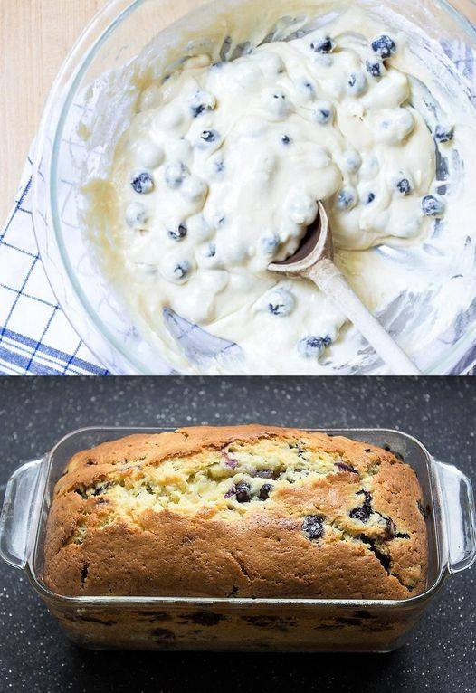 Lo preparo tre volte a settimana! – Torta allo yogurt e mirtilli con potenziale dipendenza