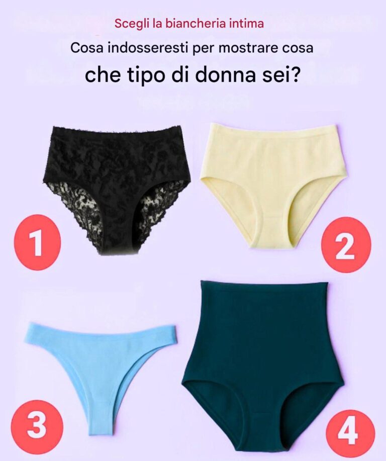 Scegli la lingerie più adatta a te... e scopri cosa dice della tua femminilità.