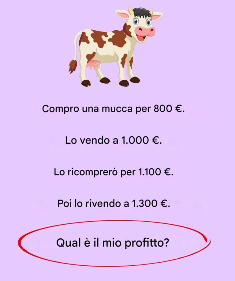 Riesci a risolvere questo enigma matematico?