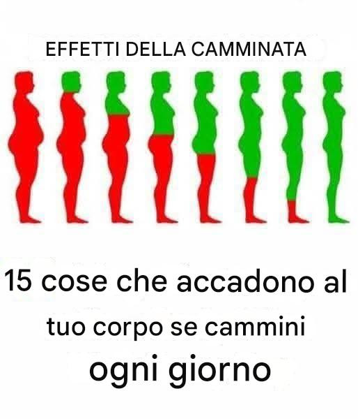 15 cose che accadono al tuo corpo se cammini ogni giorno