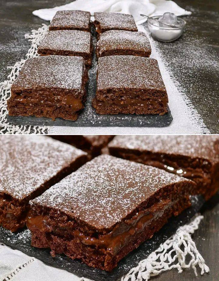 Pan di Spagna ripieno di crema al cacao