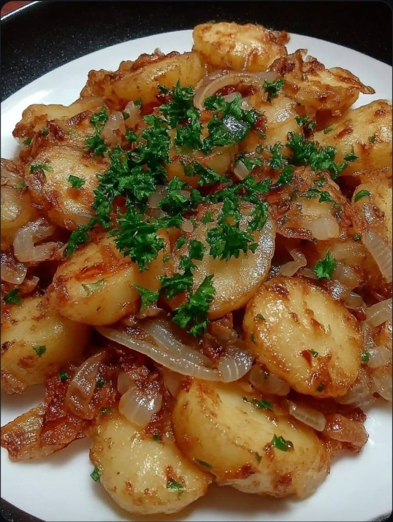 Ricetta per patate e cipolle fritte