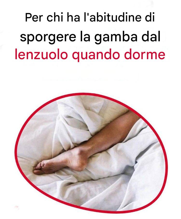 Il trucco per dormire? Perché tenere un piede fuori funziona davvero