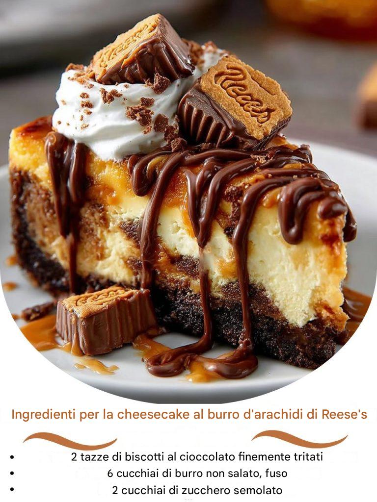 Cheesecake al burro di arachidi di Reese
