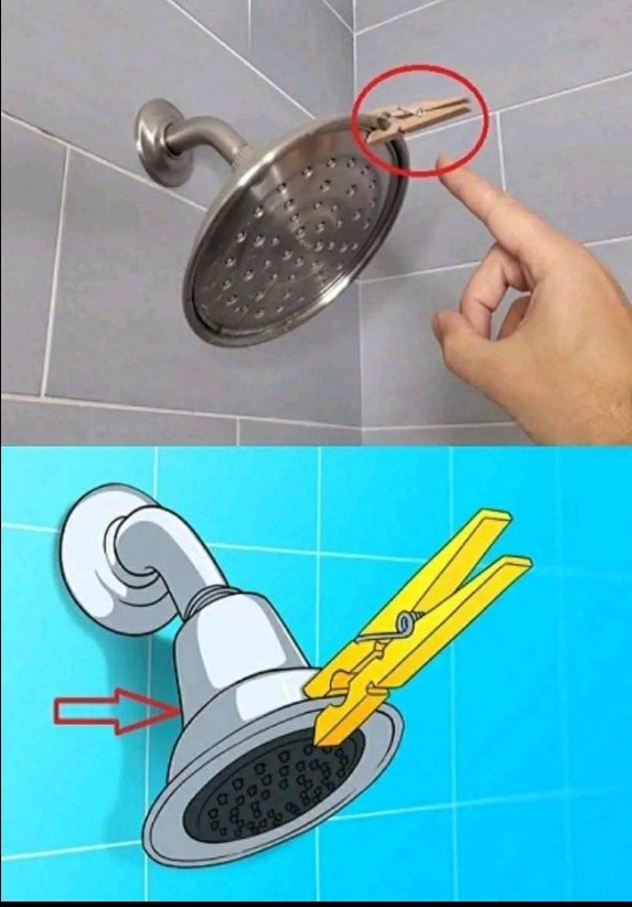 Perché dovresti appendere una molletta sopra la doccia: una volta capito, lo farai sempre