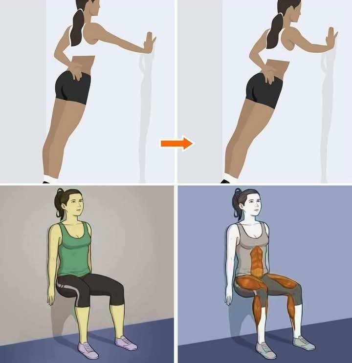 6 esercizi da fare al muro per dire addio al grasso addominale