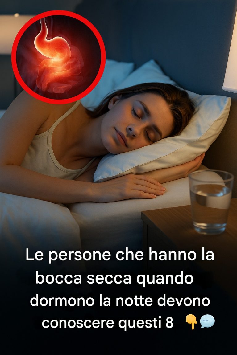Se hai la bocca secca di notte, ecco 8 possibili motivi