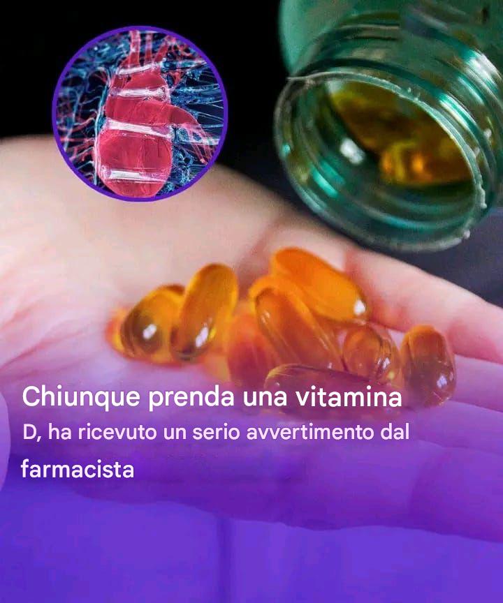 Il farmacista lancia un avvertimento a tutti coloro che forniscono vitamina D.