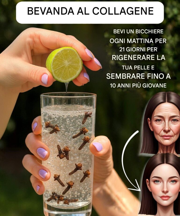 Bevanda al collagene con chiodi di garofano e limone: per una pelle radiosa e senza rughe