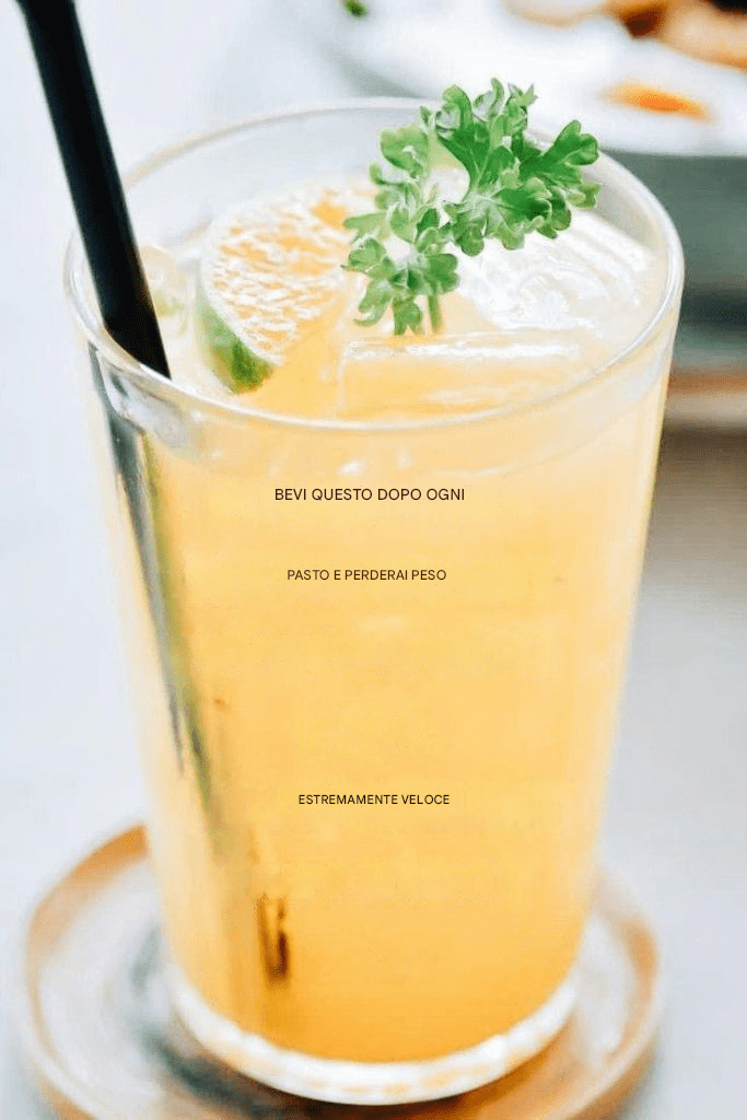 Bevanda da bere prima di andare a dormire per eliminare tutto il grasso addominale in una sola settimana.