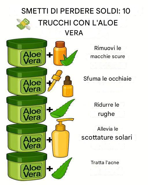 10 trucchi all'aloe vera che stanno rivoluzionando la salute e la bellezza